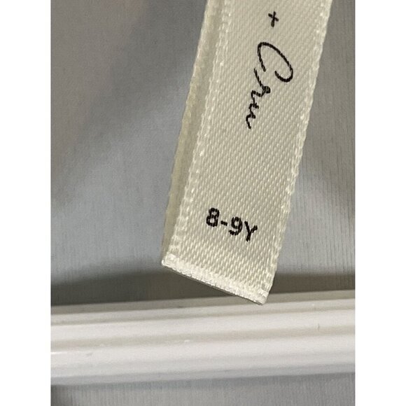 Rylee Cru Swim Kid 8Y Crew Pullover Green Rashguard Travel Preppy Neutral Beach - Picture 3 of 8